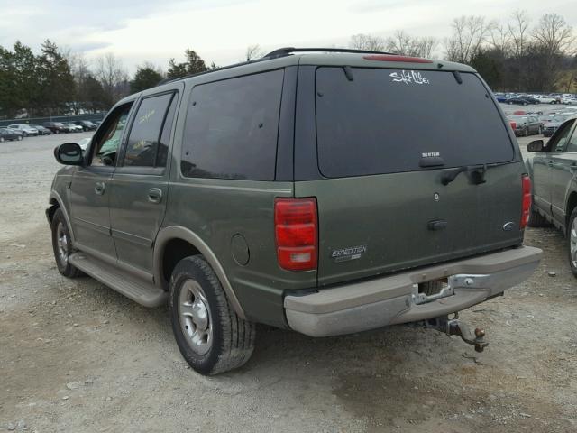 1FMEU1762YLA92857 - 2000 FORD EXPEDITION GREEN photo 3