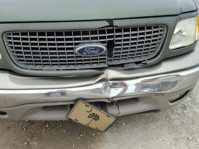 1FMEU1762YLA92857 - 2000 FORD EXPEDITION GREEN photo 9