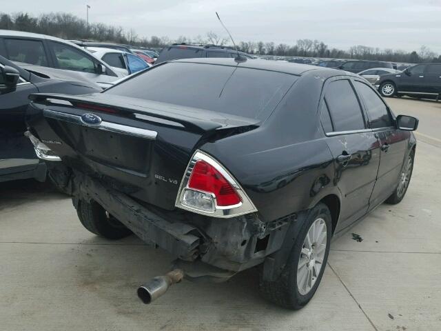 3FAHP08177R141224 - 2007 FORD FUSION SEL BLACK photo 4