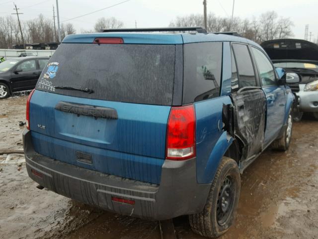 5GZCZ33D75S823425 - 2005 SATURN VUE BLUE photo 4