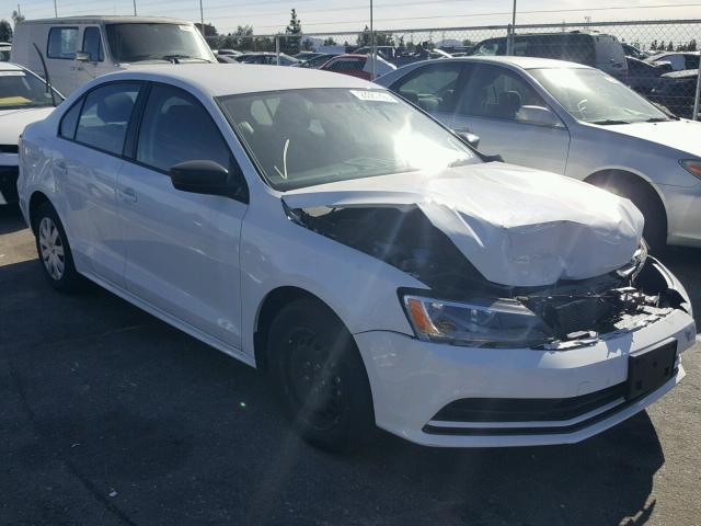 3VW267AJ7GM355520 - 2016 VOLKSWAGEN JETTA S WHITE photo 1