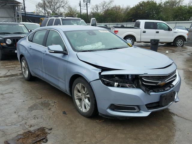 1G1125S35EU131484 - 2014 CHEVROLET IMPALA LT BLUE photo 1