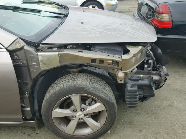 1G1ZC5E14BF237709 - 2011 CHEVROLET MALIBU 1LT 棕色 照片 9