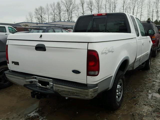 2FTPX18L61CA90036 - 2001 FORD F150 WHITE photo 4