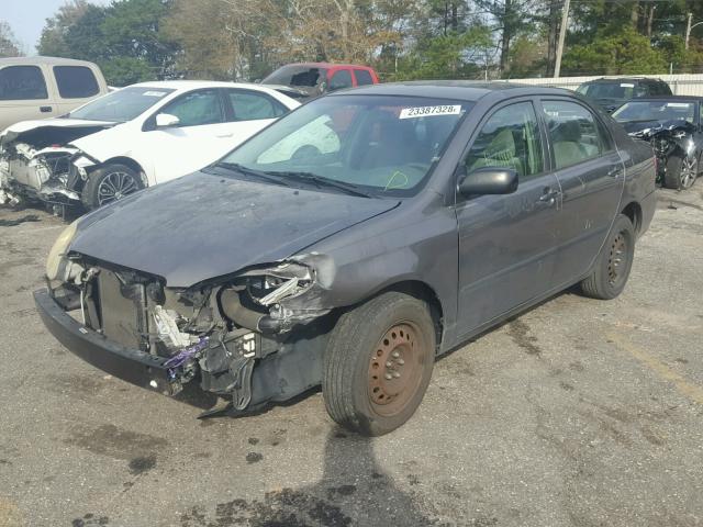 1NXBR32EX8Z951914 - 2008 TOYOTA COROLLA CE GRAY photo 2