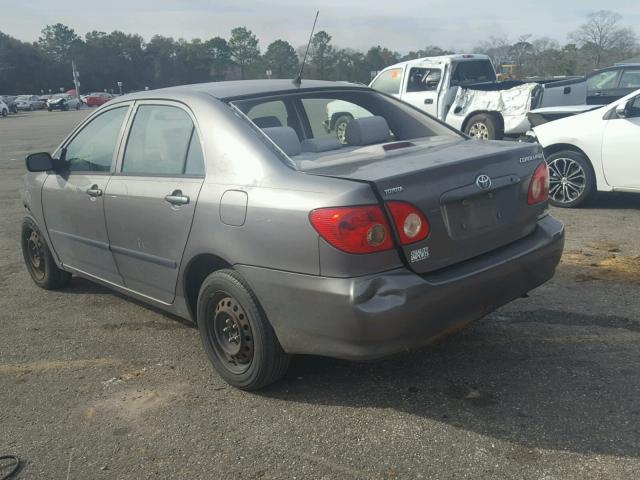 1NXBR32EX8Z951914 - 2008 TOYOTA COROLLA CE GRAY photo 3