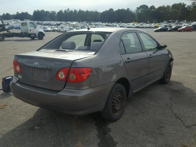 1NXBR32EX8Z951914 - 2008 TOYOTA COROLLA CE GRAY photo 4