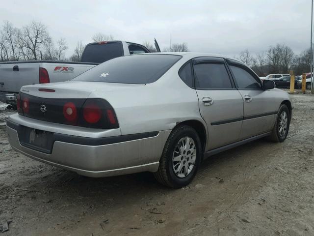 2G1WF52E859338265 - 2005 CHEVROLET IMPALA 银色 照片 4