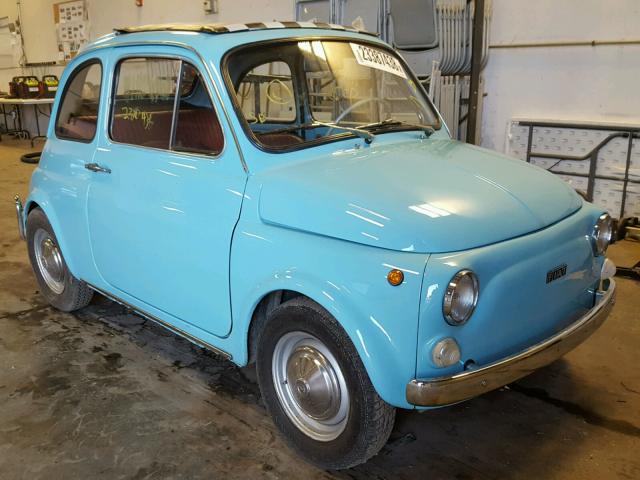 110F5090429 - 1973 FIAT 500L BLUE photo 1