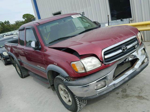 5TBBT4417YS053855 - 2000 TOYOTA TUNDRA ACC RED photo 1