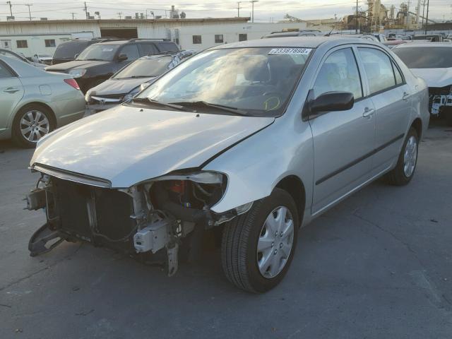 1NXBR32E73Z005195 - 2003 TOYOTA COROLLA SILVER photo 2