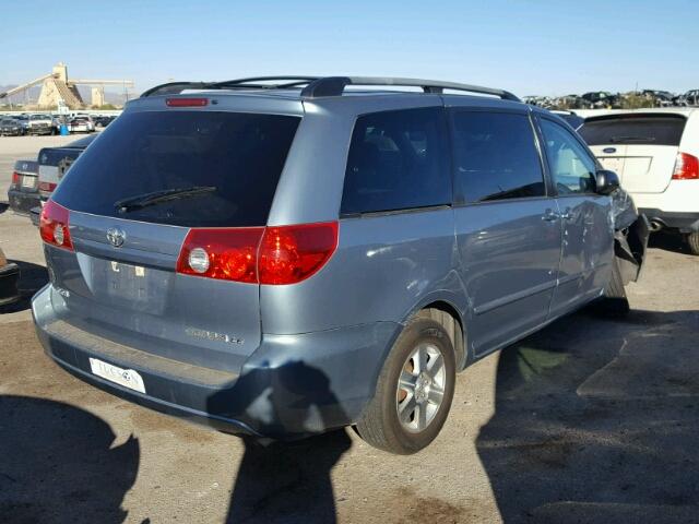 5TDZA23C06S397138 - 2006 TOYOTA SIENNA CE SILVER photo 4