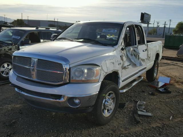 1D7KS28D26J128545 - 2006 DODGE RAM 2500 S WHITE photo 2