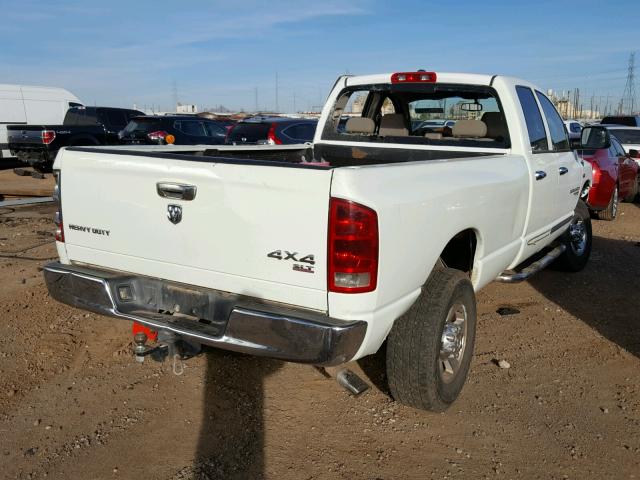 1D7KS28D26J128545 - 2006 DODGE RAM 2500 S WHITE photo 4