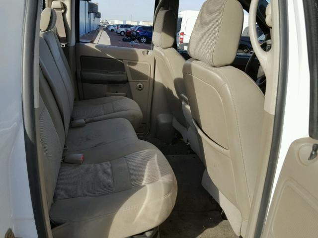1D7KS28D26J128545 - 2006 DODGE RAM 2500 S WHITE photo 6