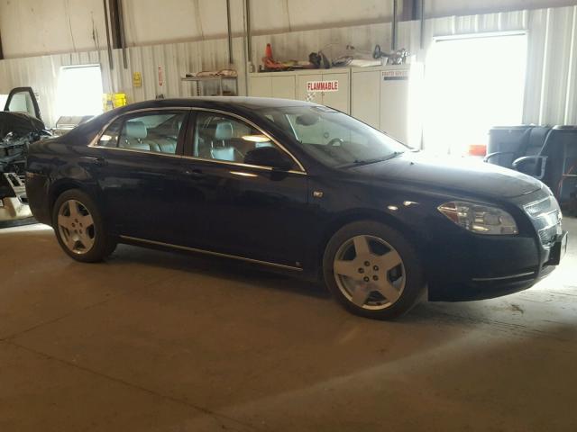 1G1ZJ57718F171605 - 2008 CHEVROLET MALIBU 2LT BLUE photo 1