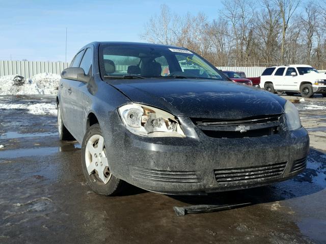 1G1AK55F667668726 - 2006 CHEVROLET COBALT LS BLACK photo 1