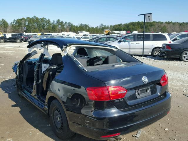 3VW2K7AJXEM328000 - 2014 VOLKSWAGEN JETTA BASE 黑色 照片 3