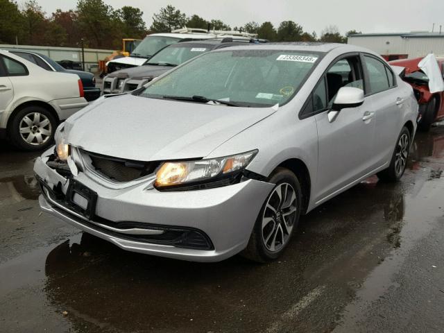 19XFB2F89DE270385 - 2013 HONDA CIVIC EX 银色 照片 2