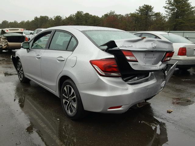 19XFB2F89DE270385 - 2013 HONDA CIVIC EX 银色 照片 3