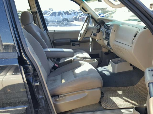 1FMZU67K55UB06901 - 2005 FORD EXPLORER S BLACK photo 5