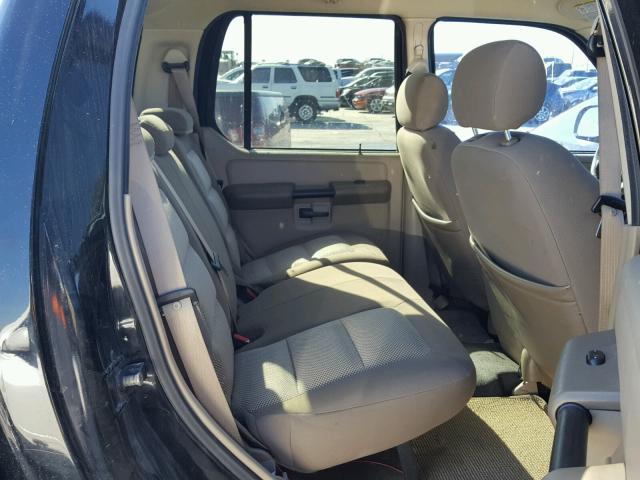 1FMZU67K55UB06901 - 2005 FORD EXPLORER S BLACK photo 6