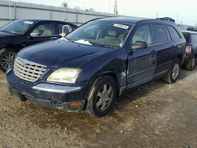 2C4GM68424R513596 - 2004 CHRYSLER PACIFICA BLUE photo 2