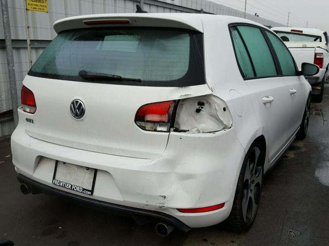 WVWGV7AJ9BW045373 - 2011 VOLKSWAGEN GTI WHITE photo 4