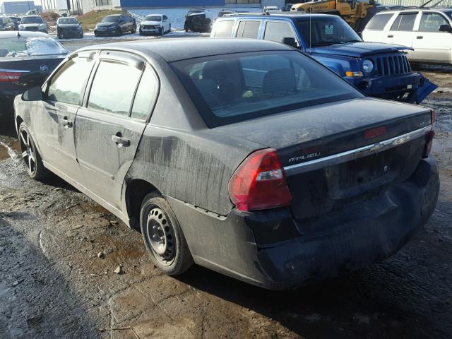 1G1ZT57FX7F154821 - 2007 CHEVROLET MALIBU LT BLACK photo 3