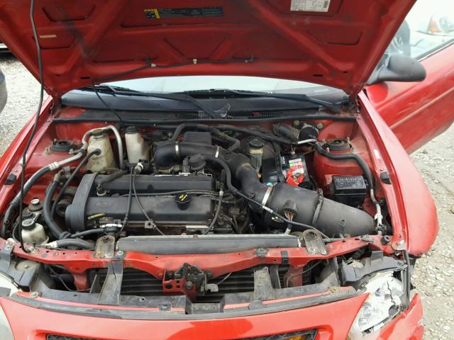 3FAFP11343R157920 - 2003 FORD ESCORT ZX2 RED photo 7
