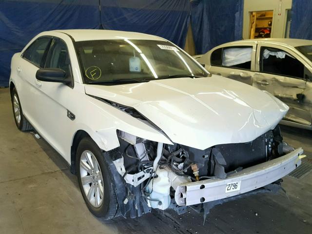 1FAHP2DW0AG152108 - 2010 FORD TAURUS SE WHITE photo 1