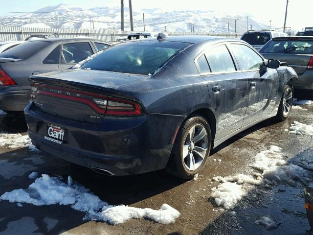 2C3CDXHG3GH257840 - 2016 DODGE CHARGER SX CHARCOAL photo 4