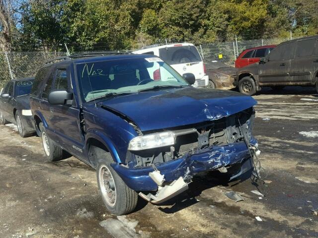 1GNCS18W41K115381 - 2001 CHEVROLET BLAZER BLUE photo 1