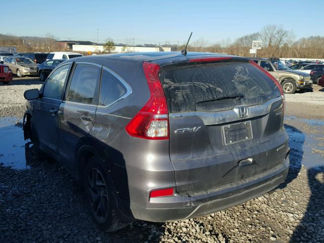 2HKRM3H42GH563780 - 2016 HONDA CR-V SE SILVER photo 3