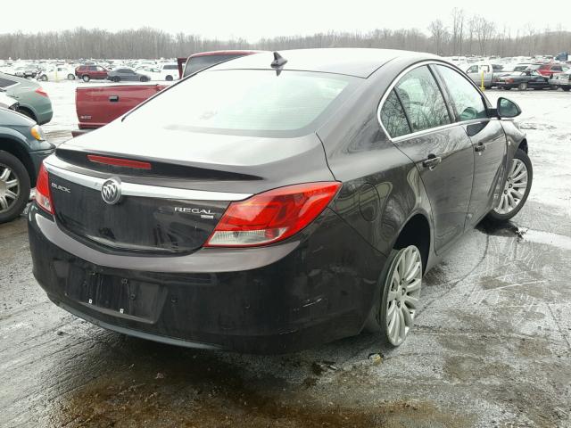 W04GS5EC6B1040521 - 2011 BUICK REGAL CXL BROWN photo 4