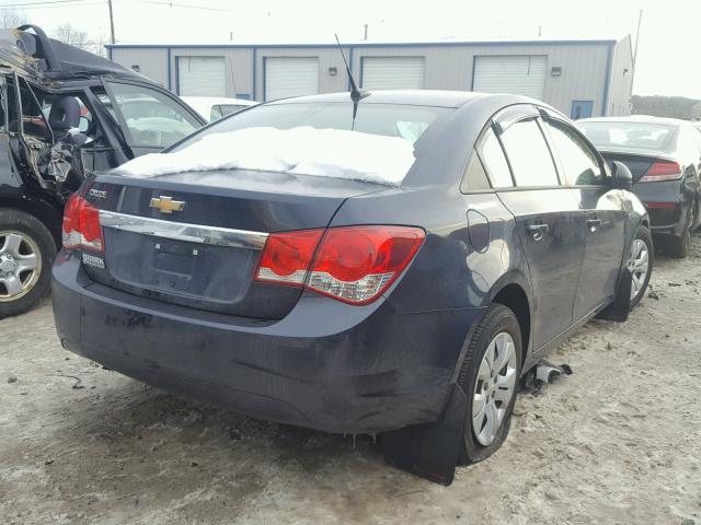 1G1PB5SH8E7445702 - 2014 CHEVROLET CRUZE LS BLUE photo 4