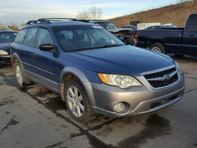 4S4BP61C787328806 - 2008 SUBARU OUTBACK 2. BLUE photo 1