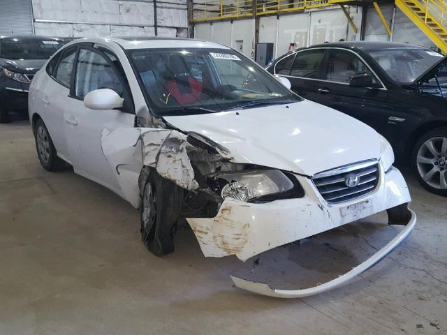 KMHDU46D47U164003 - 2007 HYUNDAI ELANTRA GL WHITE photo 1