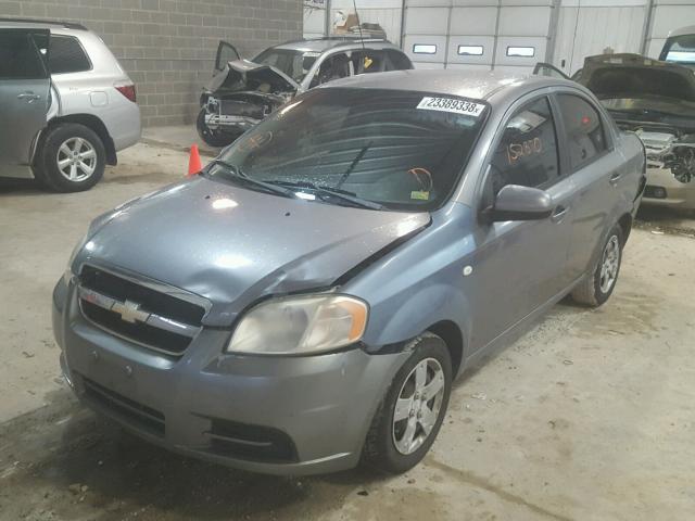 KL1TD566X7B061212 - 2007 CHEVROLET AVEO BASE SILVER photo 2