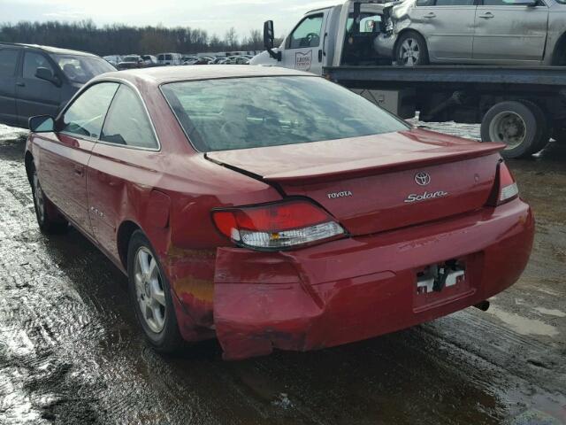 2T1CF28P5YC341338 - 2000 TOYOTA CAMRY SOLA RED photo 3