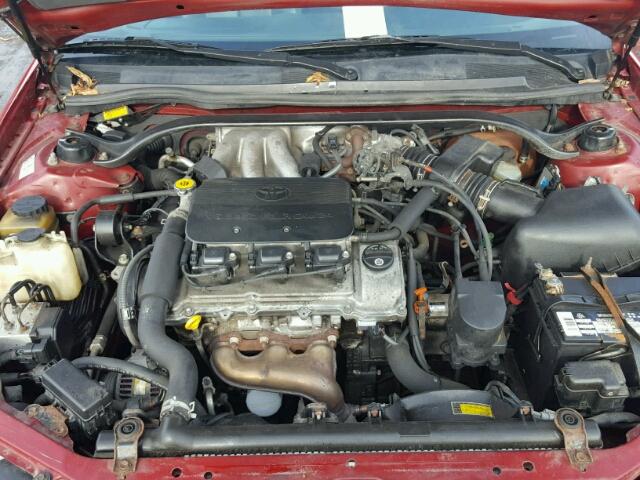 2T1CF28P5YC341338 - 2000 TOYOTA CAMRY SOLA RED photo 7