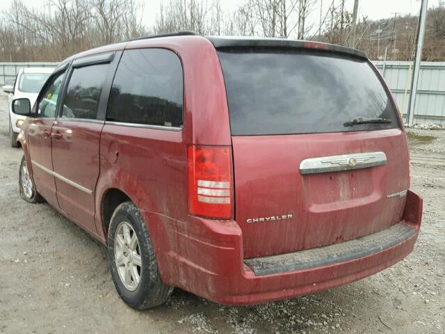 2A4RR5D17AR491858 - 2010 CHRYSLER TOWN & COU RED photo 3