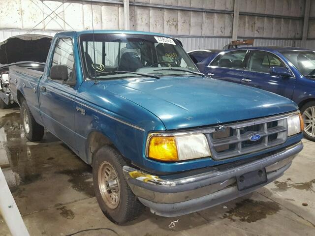 1FTCR10U2RPA10772 - 1994 FORD RANGER GREEN photo 1