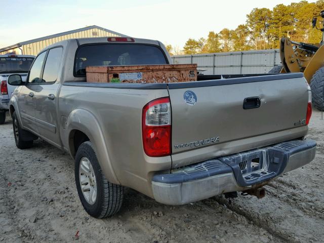 5TBET34186S507292 - 2006 TOYOTA TUNDRA DOU BEIGE photo 3