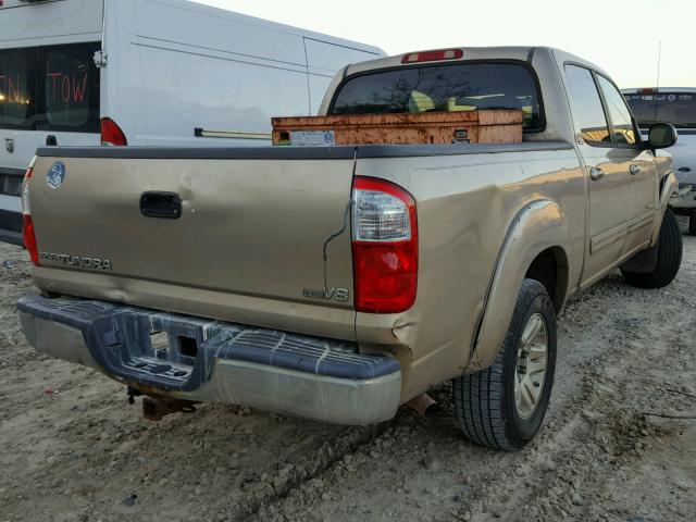 5TBET34186S507292 - 2006 TOYOTA TUNDRA DOU BEIGE photo 4