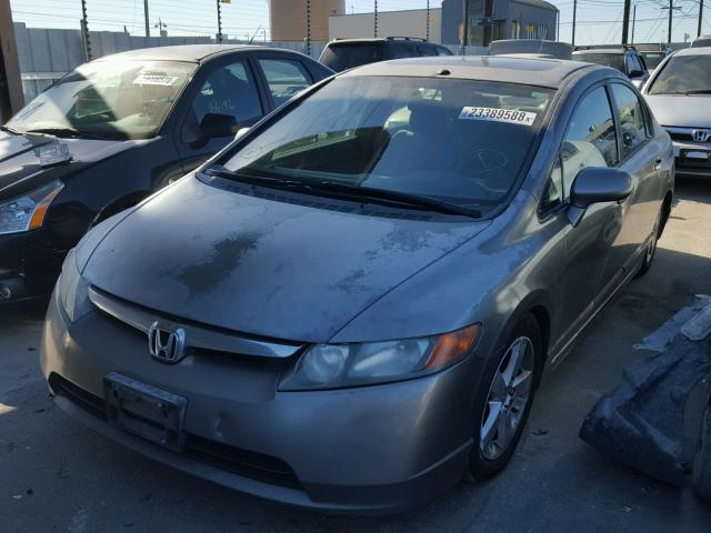 2HGFA16826H524654 - 2006 HONDA CIVIC EX ნაცრისფერი ფოტო 2