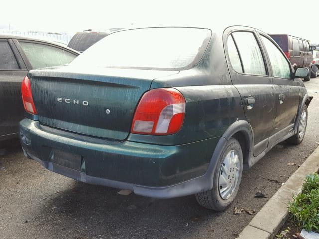 JTDBT123710123289 - 2001 TOYOTA ECHO GREEN photo 4