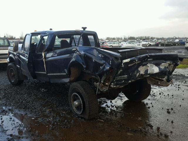 1FTHX26H7PKA86543 - 1993 FORD F250 Niebieski zdjęcie 3