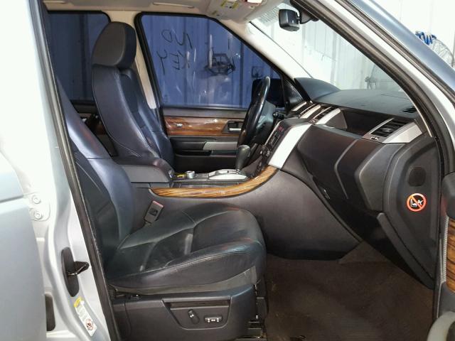 SALSH234X8A132872 - 2008 LAND ROVER RANGE ROVE SILVER photo 5
