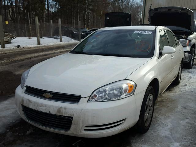 2G1WB58K379384694 - 2007 CHEVROLET IMPALA LS WHITE photo 2